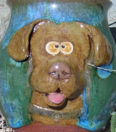 lab retriever dog cartoon clay image
