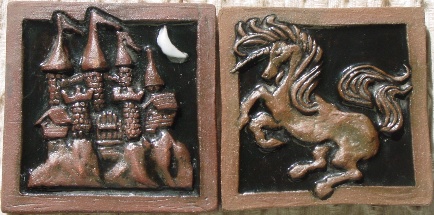 castle unicorn tiles