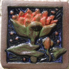 lotus flower tile