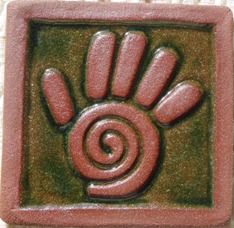 spiral hand tile