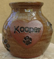 ceramic pet dog urn