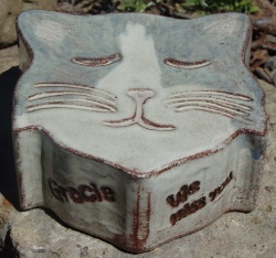 custom cat kitty ceramic box pet urn