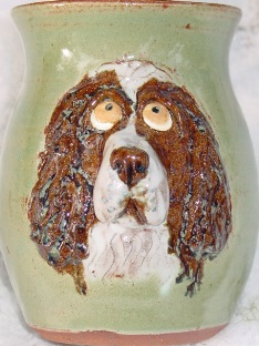 springer spaniel treat jar