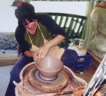 making pottery