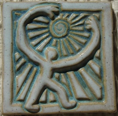 sun man tile