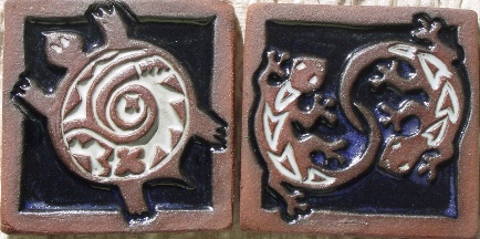 lizard & turtle tiles