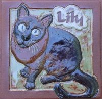 Bermese Cat Portrait Tile